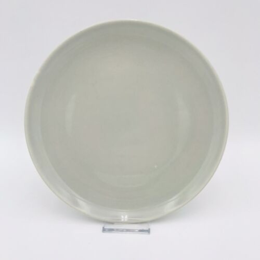 Universal Pottery Ballerina Dove Grey Dinner Plate Vintage MCM USA Oven Proof